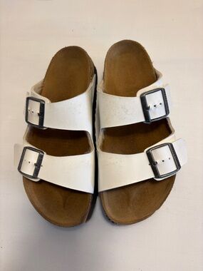 Birkenstock Papillo Arizona Platform White 40 / 9-9.5